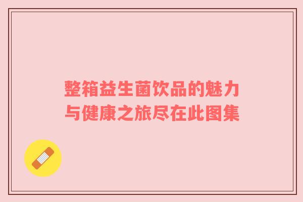 整箱益生菌饮品的魅力与健康之旅尽在此图集